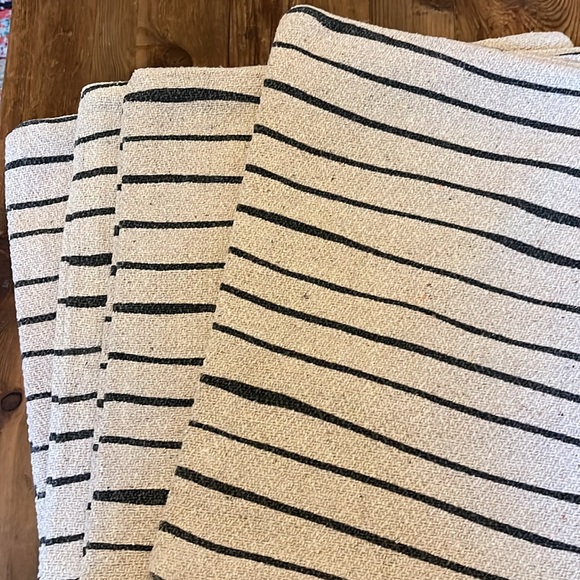 Bloomingville Neutral Textured Striped Throw Pillow Covers. - Picture 8 of 8